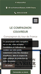 Mobile Screenshot of le-compagnon-couvreur.fr