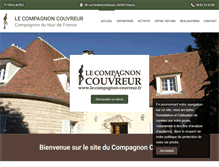 Tablet Screenshot of le-compagnon-couvreur.fr